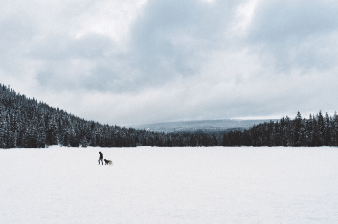 winter hiking