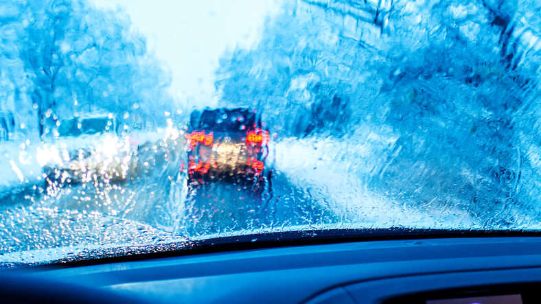 driving in snow